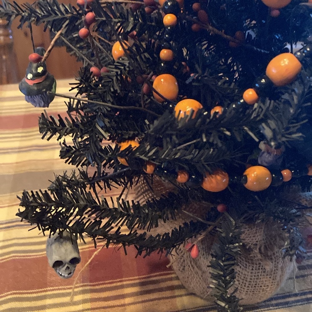 Halloween primitive spooky tree black - Picture 3 of 6